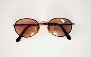 Occhiali da vista vintage GIORGIO ARMANI colorati 222 montatura filo lente ovale Italia - Foto 1 di 8