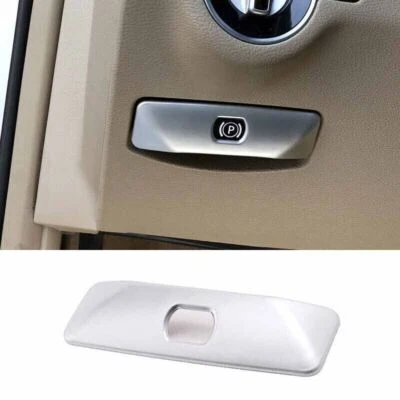 Cubierta Botón Consola Multimedia Emergencia Para Mercedes-Benz Clase C Plateado 08-14 Foto 1 de 4