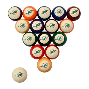 NFL Licensed Retro Pool Ball Set with Numbers /32 TEAMS AVAILABLE - Picture 1 of 63