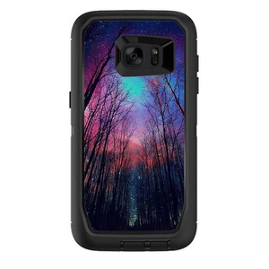 Skin Decal for Otterbox Defender Samsung Galaxy S7 Edge Case / Galaxy Sky throu