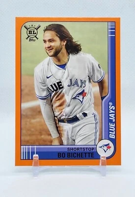 2021 Topps Big League BO BICHETTE Orange Parallel BLUE JAYS #227 - Image 1 of 2