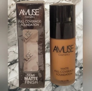 Amuse Cosmetics vollflächige Foundation halbmattes Finish Kakao 1,75 Unzen Neu in OVP - Bild 1 von 7