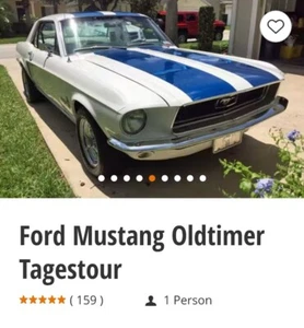 Jochen Schweizer Gutschein Ford Mustang Oldtimer Tagestour, 16 Standorte - Bild 1 von 3