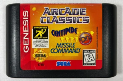 Arcade Classics [Sega Genesis, 1996] Game Cartrtidge Only ** TESTED ** - Image 1 of 2