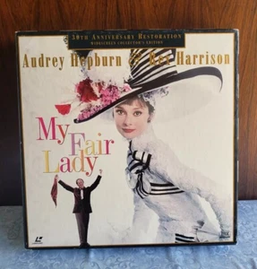 LaserDisc Box Set MY FAIR LADY 30th Anniversary Widescreen Audrey Hepburn book - Picture 1 of 17