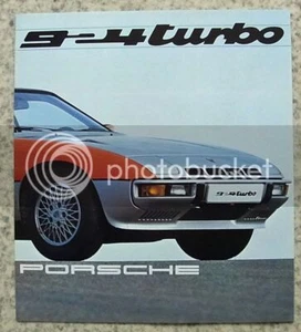 PORSCHE 924 TURBO Sports Car LF Sales Brochure c1979 #1915.20 - Picture 1 of 4