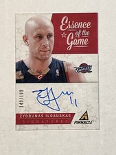 2013 Panini Pinnacle Essence of the Game Signatures /199 Zydrunas Ilgauskas Auto