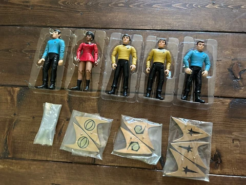 Classic Star Trek Bridge Collector Figure Set 1993 Playmates - Not Complete Cover