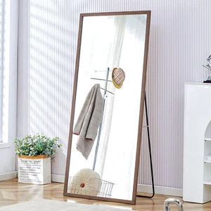 Fourth generation solid wood frame full-length mirror dressing mirror bedroom po - Picture 1 of 24