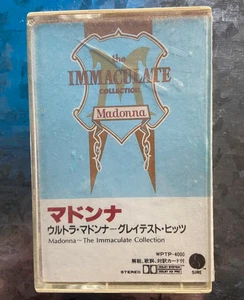 MADONNA The Immaculate Collection JAPAN CASSETTE TAPE WPTP-4000 - Imagen 1 de 4