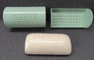 NEU Clinique Reise Gesichtsseife Extra-Mild 1,5oz 42g Slide Case Mini Hergestellt in den USA - Bild 1 von 10