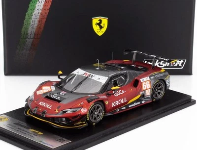 MODELLINO AUTO STATICO LOOKSMART FERRARI 296 GT3 #66 YOLUC LE MANS 2024 1/43 - Immagine 1 di 4