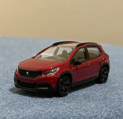 Miniature Norev Peugeot 2008 1 phase 2 rouge 1/64 1:64 3 inches Neuve avec boîte - Photo 1/4