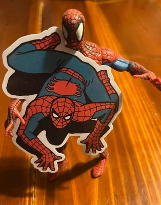 Spider-Man Retro Sensacional Increíble 4” ¡Pegatina de Vinilo! Foto 1 de 3