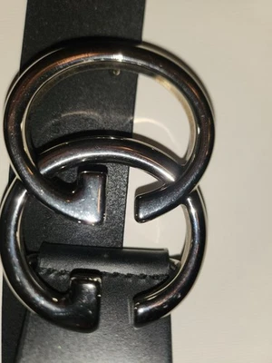Gucci Gürtel Schwarz Größe 90 Silberne Schnalle - Bild 1 von 4