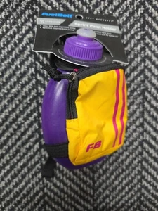 FuelBelt Sprint 10-Unzen Handfläche Wasserhalter mit Tasche (lila/gelb) - Bild 1 von 4