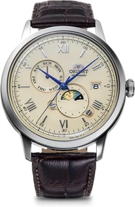 Orient Orient Bambino SUN & MOON RN-AK0803Y Reloj Automático Hombre Nuevo con Caja -Rápido - Imagen 1 de 5