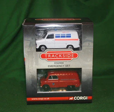 CORGI TRACKSIDE EMERGENCY 4 VEHICLE VAN SET 1/76 OO #ES2004 - Image 1 of 2