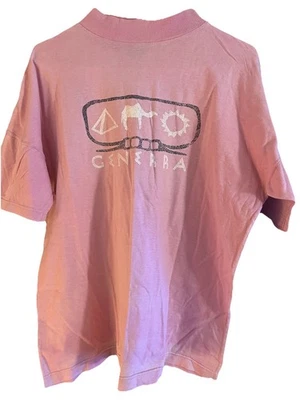 Винтажная женская футболка Generra средний размер розовый верблюд логотип хлопок - Изображение 1 из 4