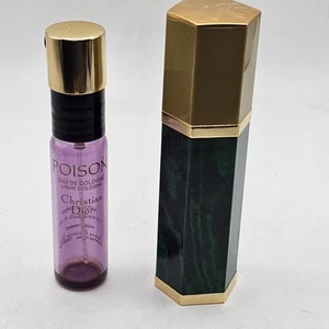 Vintage Christian Dior Poison Refillable Purse Case Cologne Spray 7.5ml/.25oz  - Picture 1 of 6