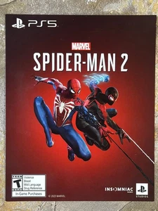 Spider-Man 2 - Sony PlayStation 5 PS5 Game Voucher **UNSCRATCHED, BRAND NEW** - Picture 1 of 3