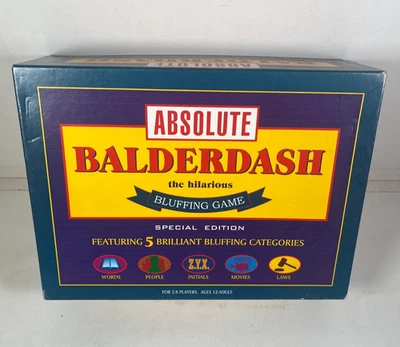Vintage Absolute Balderdash Board Game Special Edition By Drumond Park from 1990 - Image 1 of 4
