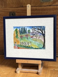 Lois Bygrave 1915-1996 - British - Watercolour known as “The Yorkshire Lowry” . - Picture 1 of 10
