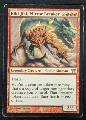 MTG Kiki-Jiki, Mirror Breaker- DAMAGED -Champions of Kamigawa Magic Card # 175 - Image 1 of 4