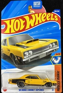 Hot Wheels 2025 '69 Dodge Coronet Superbee Yellow Muscle Car #20 Combine Ship - Picture 1 of 8