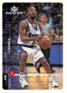 Tarjeta de baloncesto Sam Cassell 1999-00 Upper Deck MVP #91 Milwaukee Bucks - Imagen 1 de 2