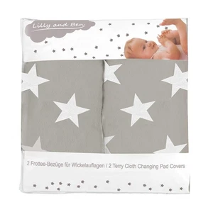 Funda cambiador Lilly and Ben® paquete de 2 I funda acogedora y absorbente con - Imagen 1 de 6