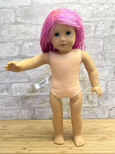 2017 American Girl 18” Doll - Just Like You - Pink Hair - Picture 1 of 10