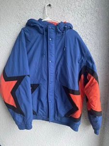 Supreme Stars Puffer Jacket Blue Orange New York Knicks Color Way NBA Gr. Herren XL - Bild 1 von 12