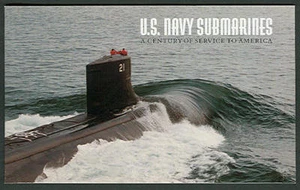 EE. UU. #BK279 (3377a) $9.80 folleto submarino completo con 2 paneles, Scott $45.00 - Imagen 1 de 1
