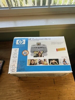 NEW OPEN BOX! HP Photosmart A612 Mobile Photo Inkjet Printer - Image 1 of 2