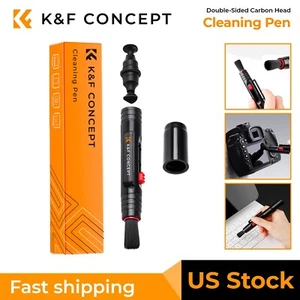 Stylo de nettoyage pour objectif K&F Concept 3 en 1 brosse double face avec tête souple pour appareil photo - Photo 1 sur 9