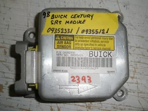 98-99 MÓDULO BUICK CENTURY SRS #09352331 / 09355121 ((CAJA-2393)) - Imagen 1 de 2