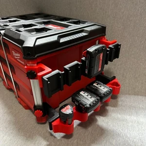 Milwaukee M18 Battery Holder 5 in 1 | Battery Holder | Milwaukee Packout Mod - Picture 1 of 8