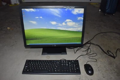 Dell Optiplex 960 Core 2 Duo E8400 4GB 500GB HD Windows XP Pro 22" LCD Monitor - Image 1 of 4