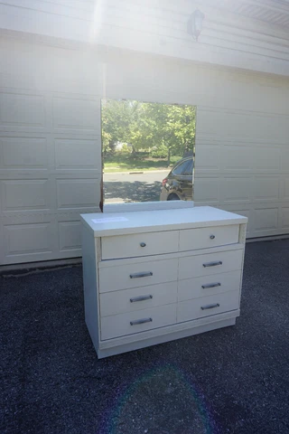 Vintage Dresser Chest of Drawers Cover