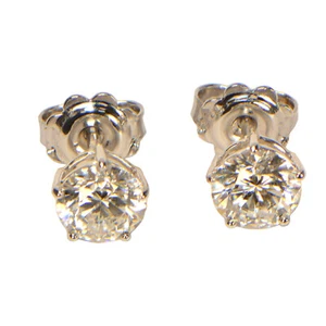 Diamant Ohrstecker 1,68 ct. Weissgold 5 Krappen GIA Zertifkat über 1 Karat VS - Bild 1 von 10