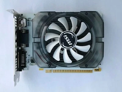 MSI NVIDIA GeForce GT730 4GB GDDR3 PCI-E Graphics Video Card VGA DVI HDMI - Image 1 of 4