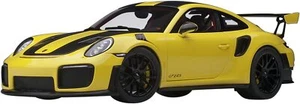 AUTOart 1/18 Porsche 911 (991.2) GT2 RS Weissach Package Yellow 78172 From Japan - Picture 1 of 11