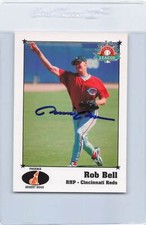 1999 Arizona Fall League #3 Rob Bell Reds Signed Auto *J615