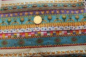 Angel Tidings Carol Endres Spectrix 1.66 Yards 100% Cotton Fabric  - Picture 1 of 1