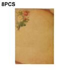 8 Pieces Floral patterned Writing Paper Writing Stationery Papers