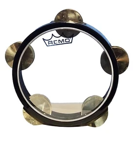 Remo Skin Tef Tambourine Riq Marine con piatti perforati - Foto 1 di 9