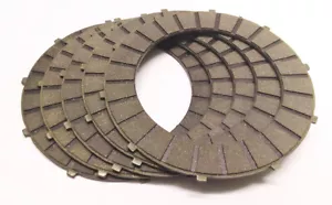 Clutch friction plate set of 5 BSA & Triumph 4 spring clutches 57-1362  42-3192 - Picture 1 of 1