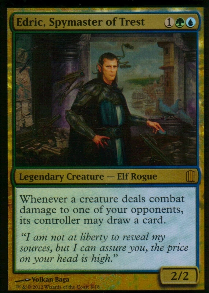 MTG Edric, Spymaster of Trest FOIL | NM | Commander's Arsenal L2 - Image 1 of 1