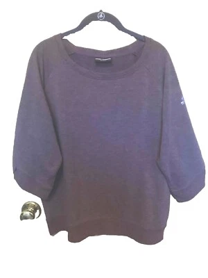 Sudadera Pullover Skechers Sport Para Mujer XXL Manga 3/4 Borgoña Ciruela Foto 1 de 4